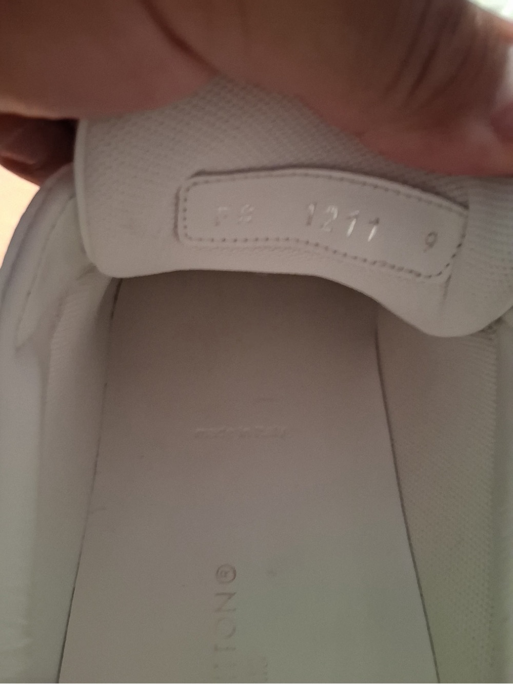 White Mens Leather Sneaker
